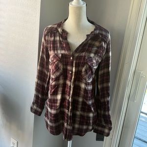 Democracy flannel NWT